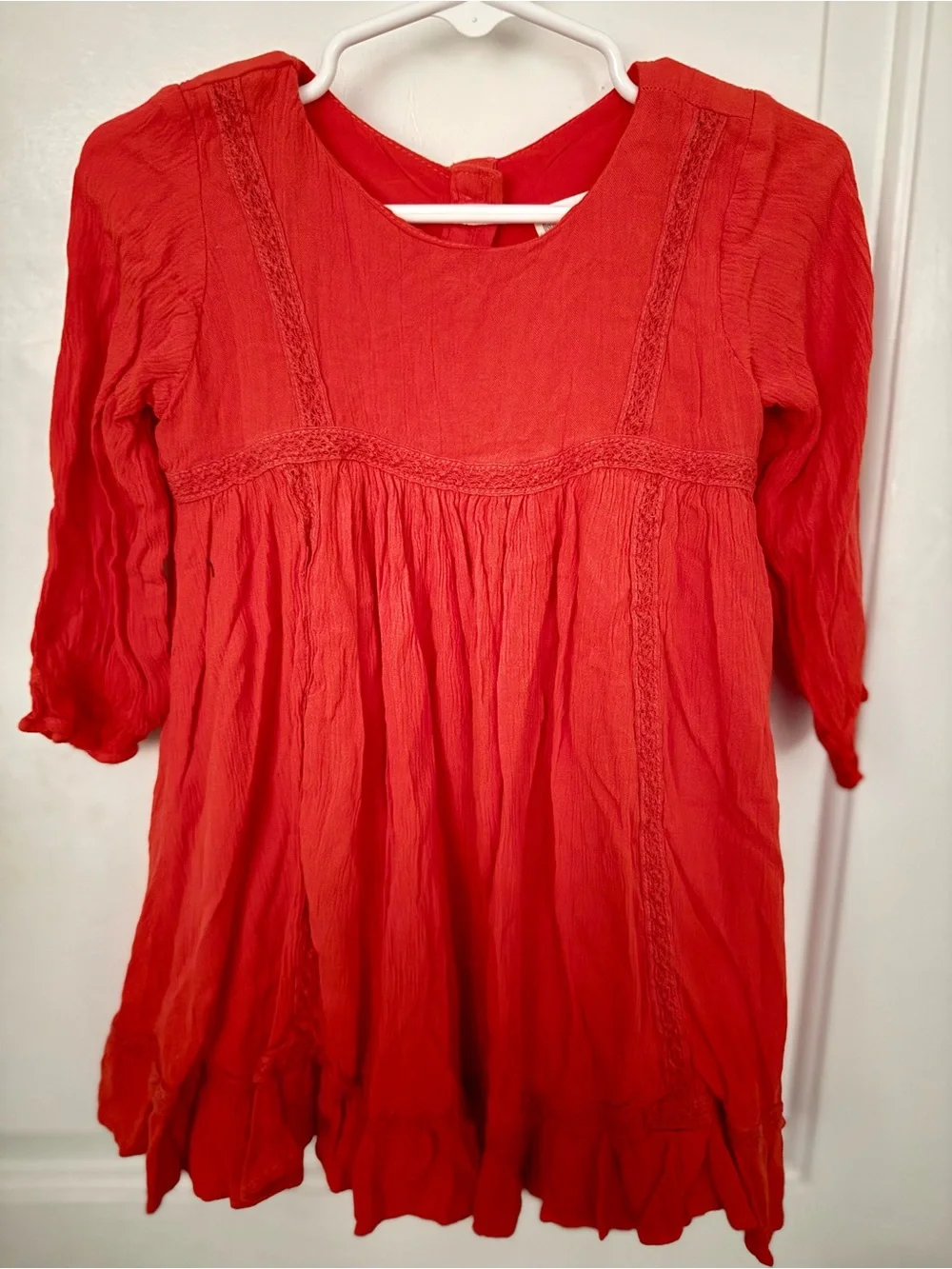 Gymboree Red Girls' Long Sleeve Dress